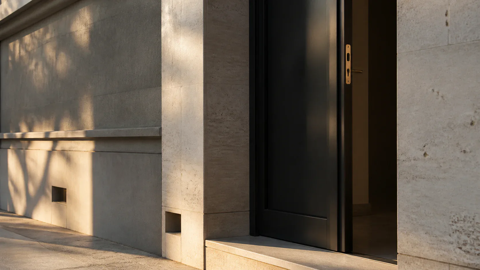 Contemporary architectural threshold in Buenos Aires