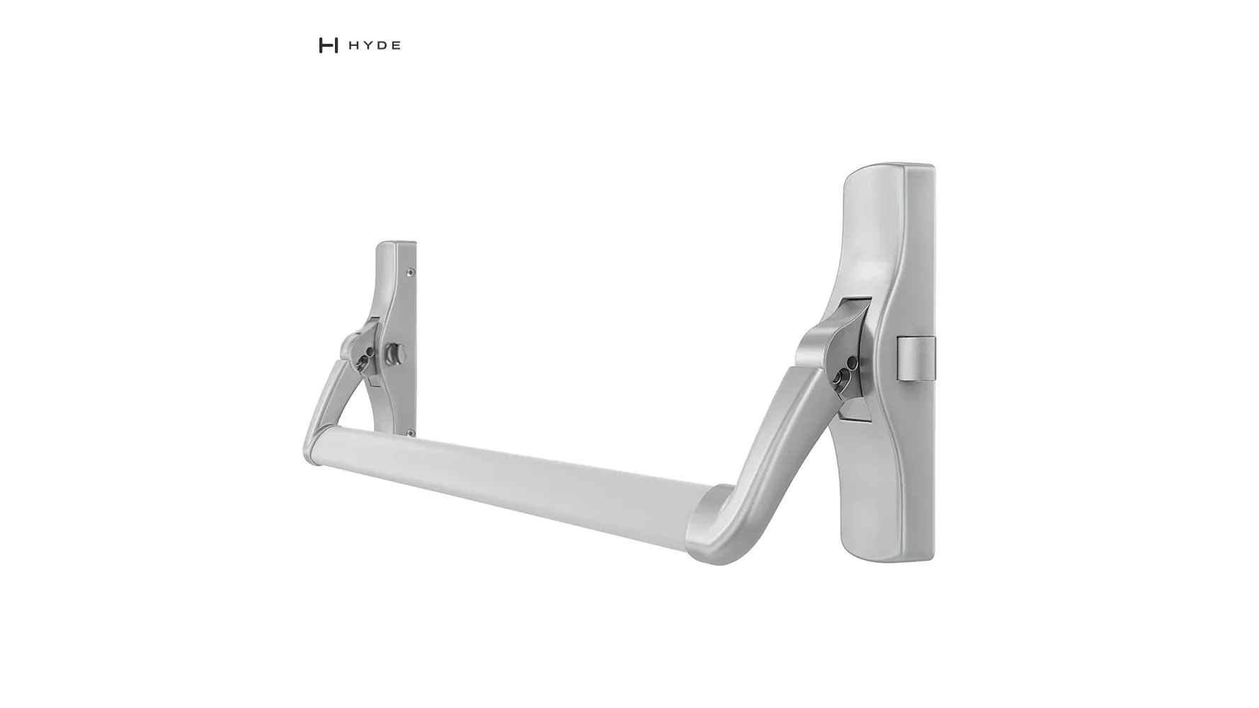The 305 fire-door panic exit device photographed on a plain field. A model number that begins with 305 has nothing to do with the UL standard numbered 305, and the coincidence has confused more than one enquiry.