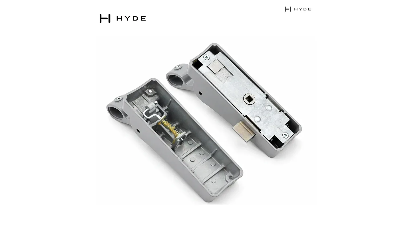 306-S panic bar end housings, original catalog photograph.