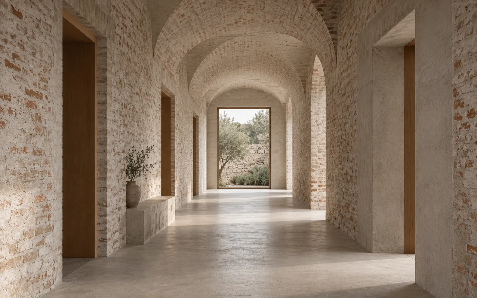 A brick conversion passage