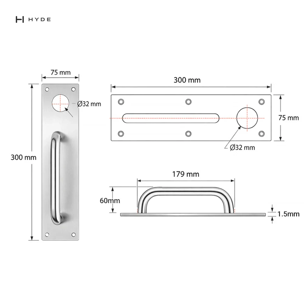 Hyland 001 Panic Exit Device, view 3
