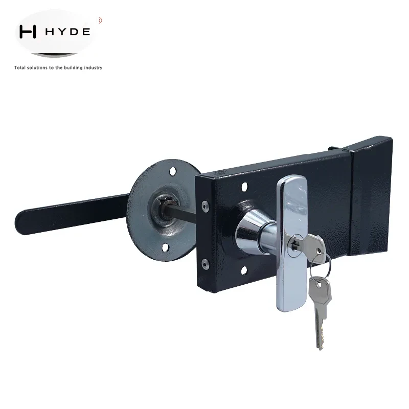 Hyland 023 ETAN keyed exterior trim with lever handle and cylinder