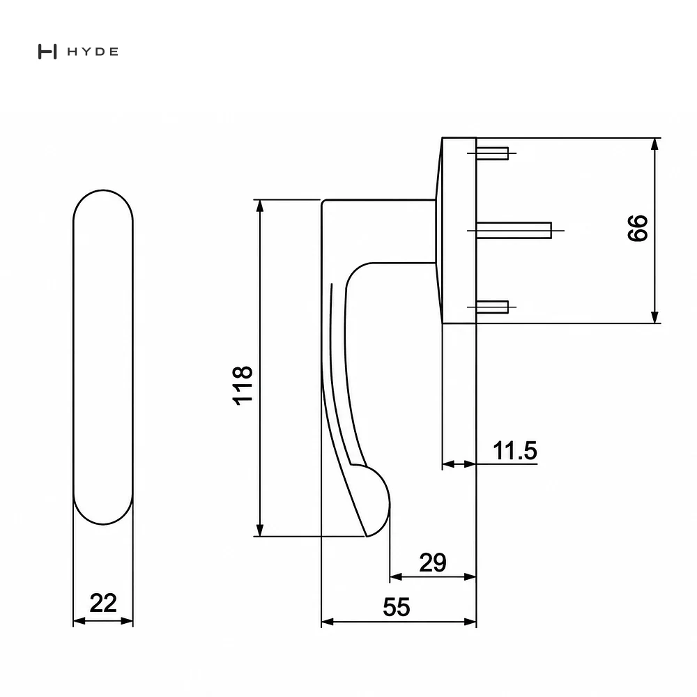 Hyland 026 Panic Exit Device, view 4