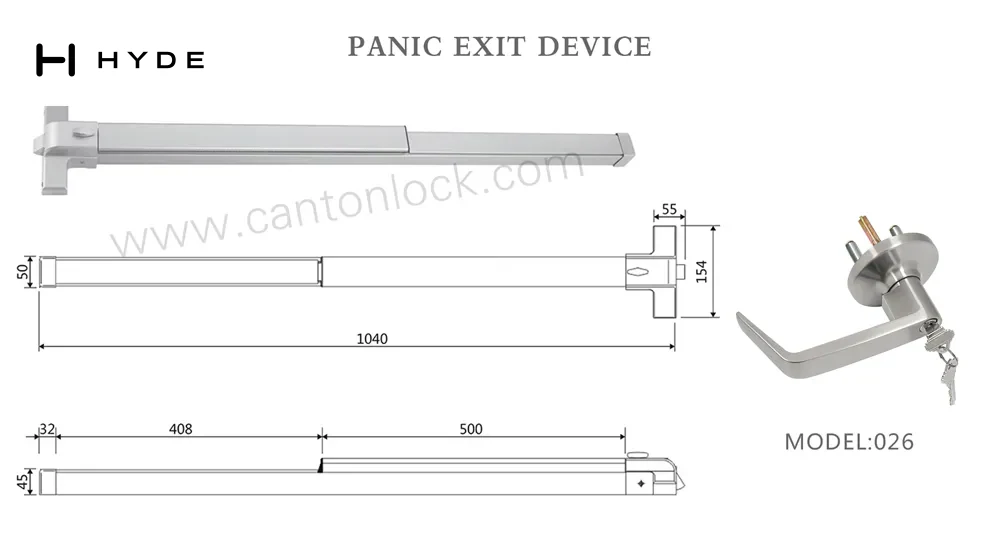 Hyland 027 Panic Exit Device, view 8