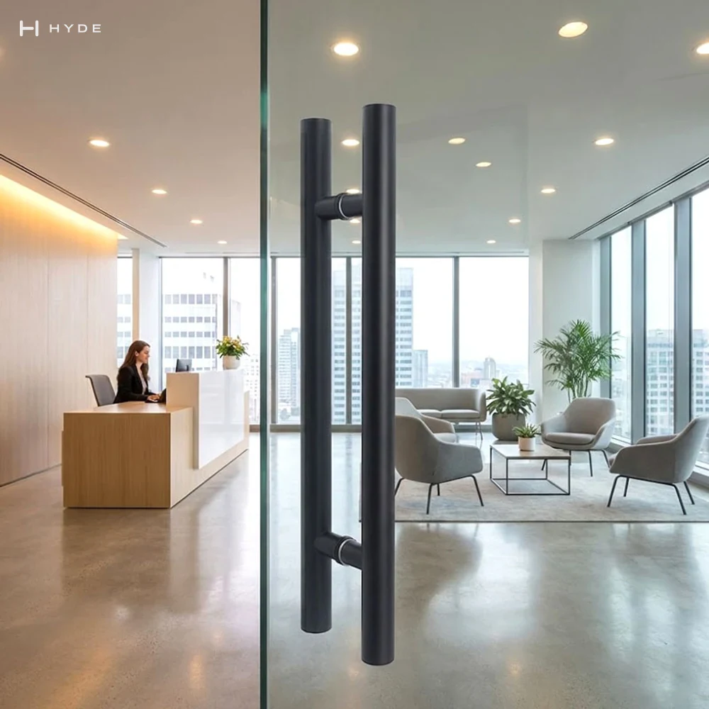 Hyland 108 Glass Door Handle, view 6