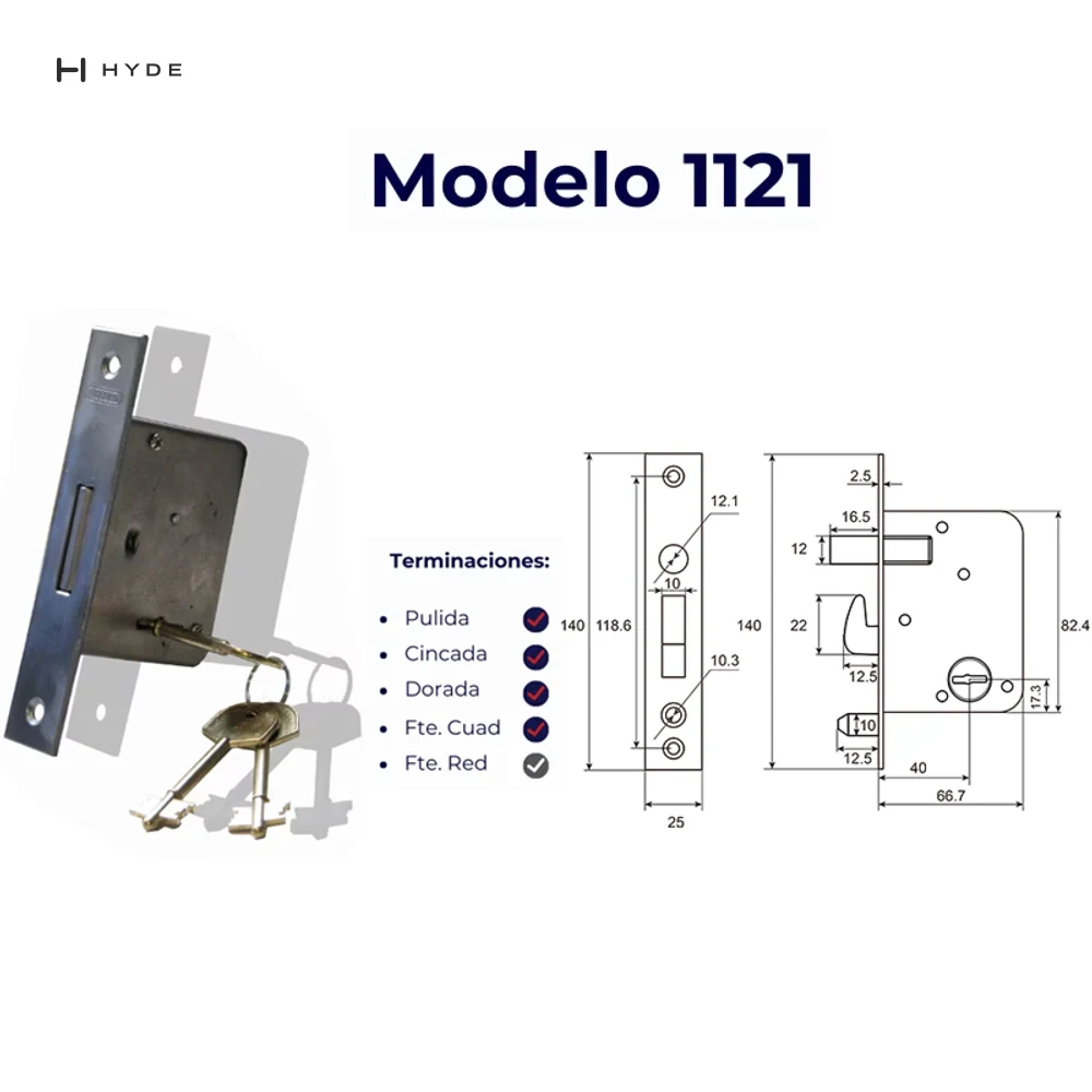 Hyland 1121 Lock Case, view 8