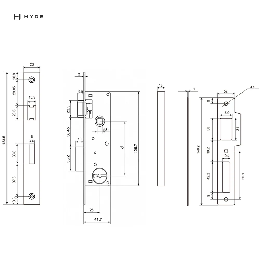 Hyland 140 Lock Case, view 2