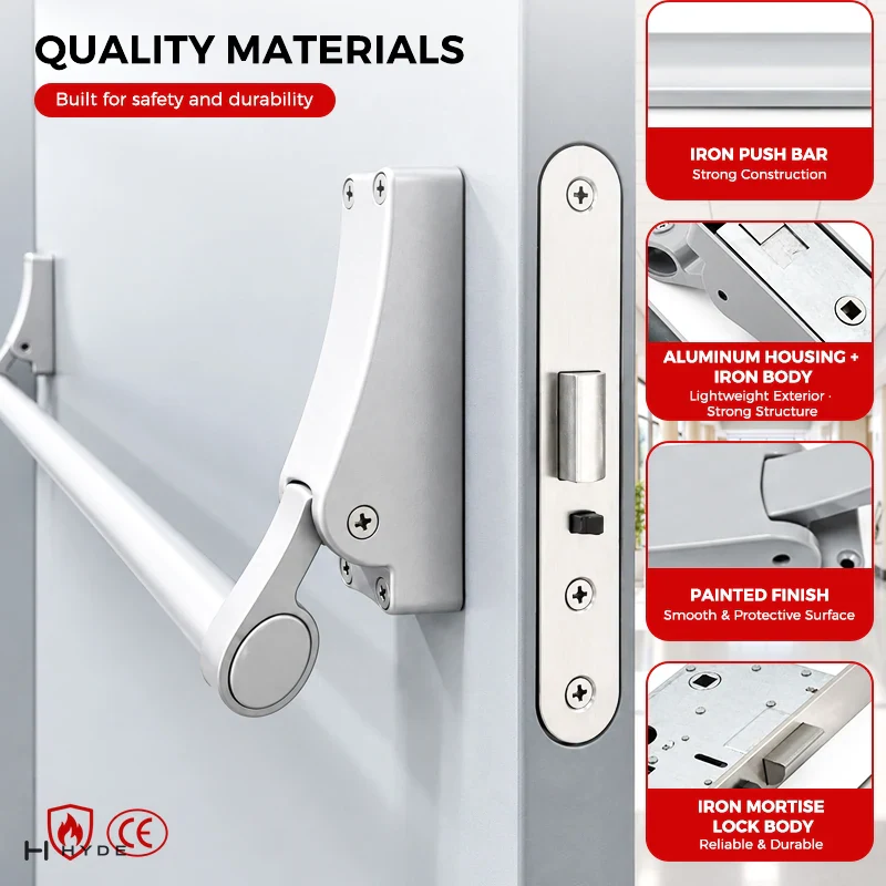 Hyland 306 PS Passage Push Bar, view 9