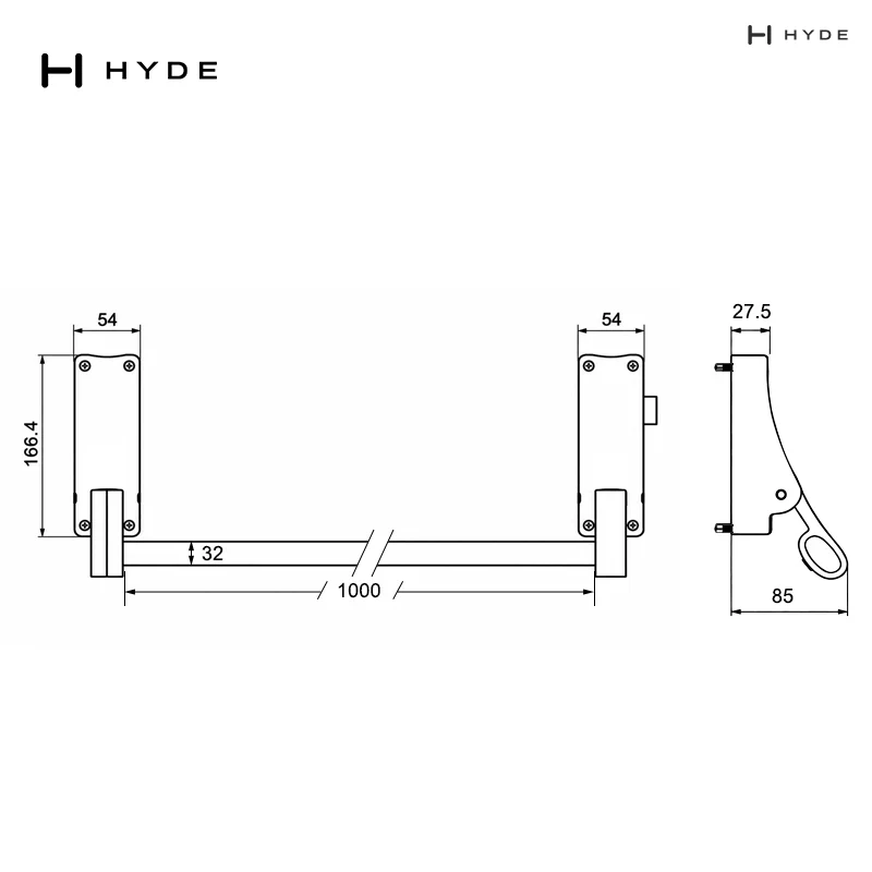 Hyland 306-S Single Door Panic Exit Device, view 5