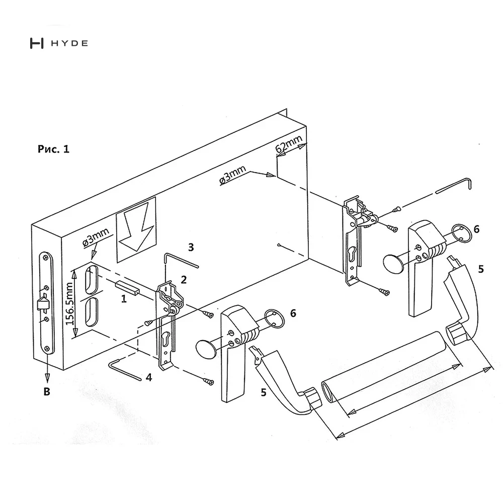 Hyland 307 Panic Exit Device, view 10