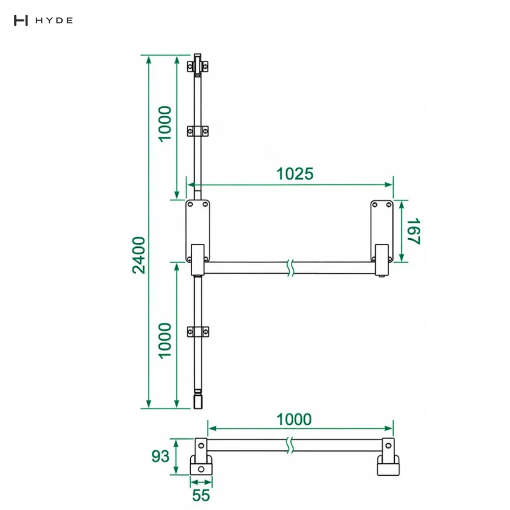 308-D de Hyland: plano de medidas
