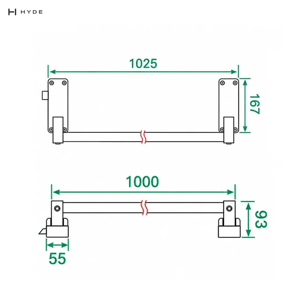 308-S de Hyland: plano de medidas