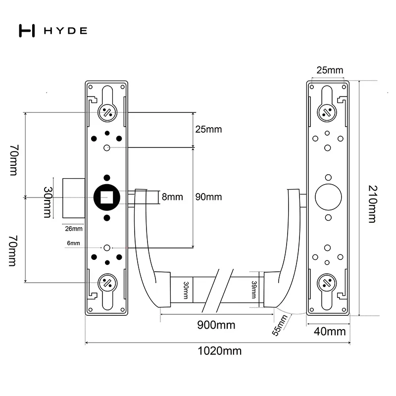 Hyland 310 Panic Exit Device, view 8