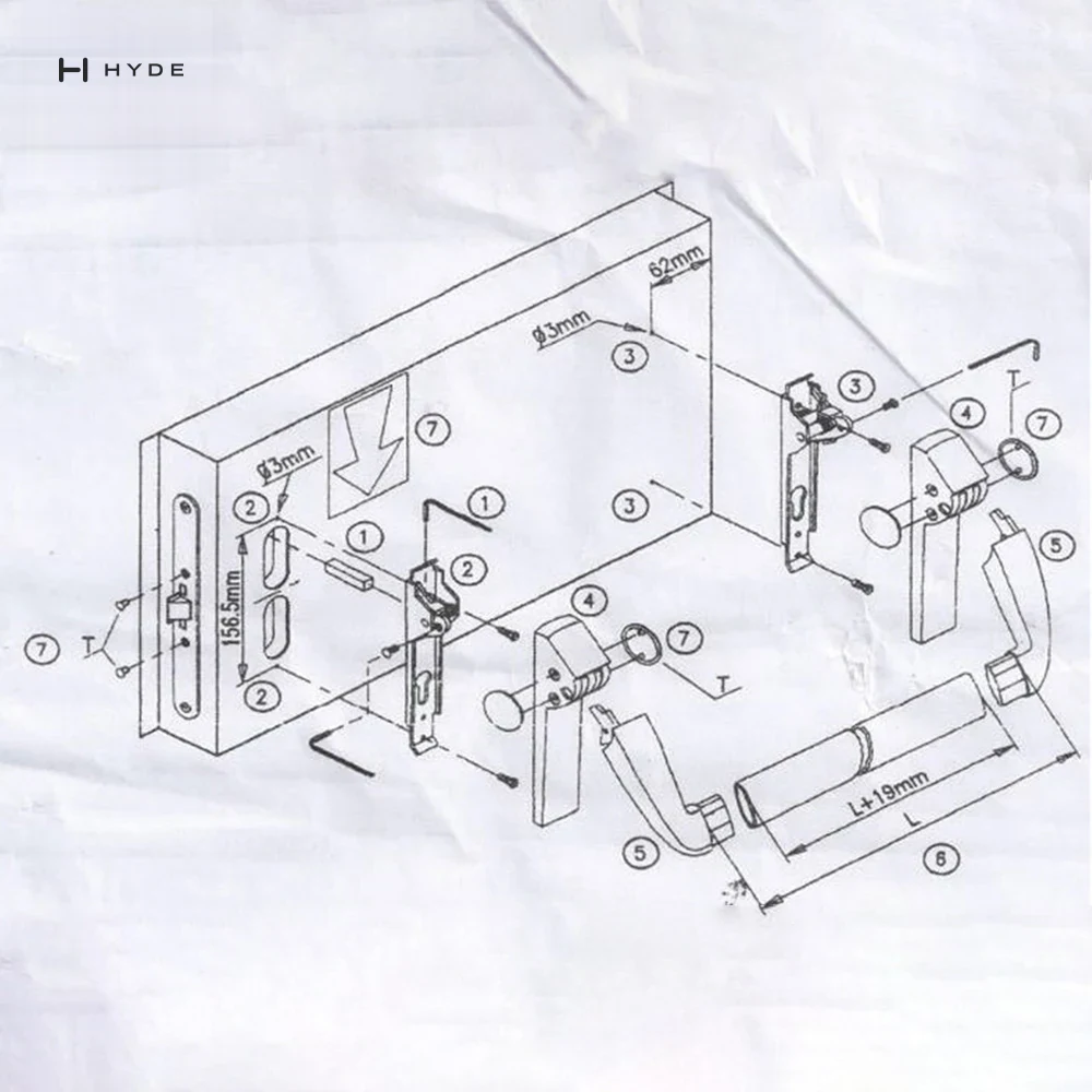 Hyland 312 Panic Exit Device, view 7