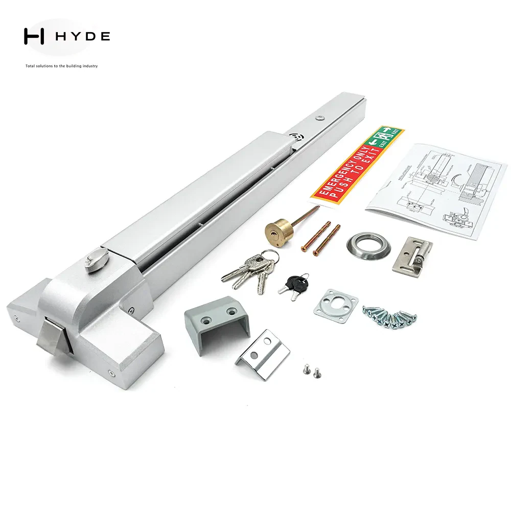 Hyland 314 panic bar with integrated exit alarm module
