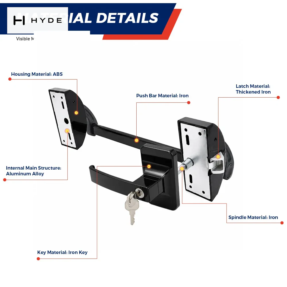Hyland 316-S panic exit device, view 2
