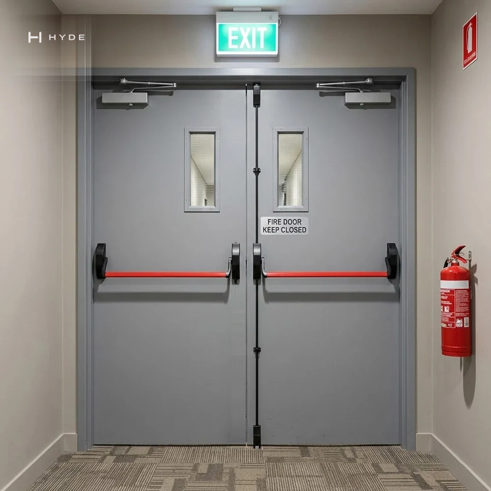 Hyland 320 Two Point Locking Exit Device, view 7