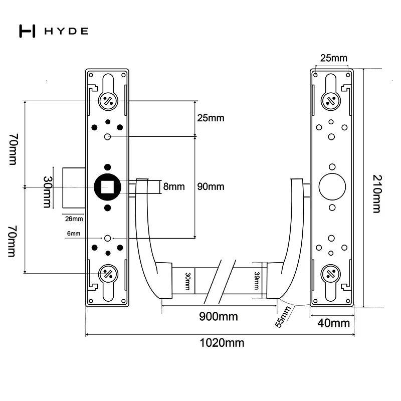 Hyland 330 Panic Exit Device, view 8