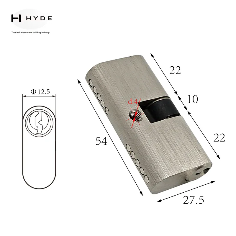 Hyland 54 DK lock cylinder, view 2