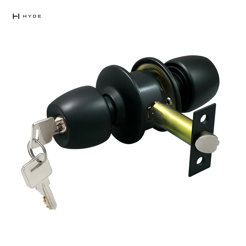 Hyland 5831-90mm black Tubular Lock, view 3