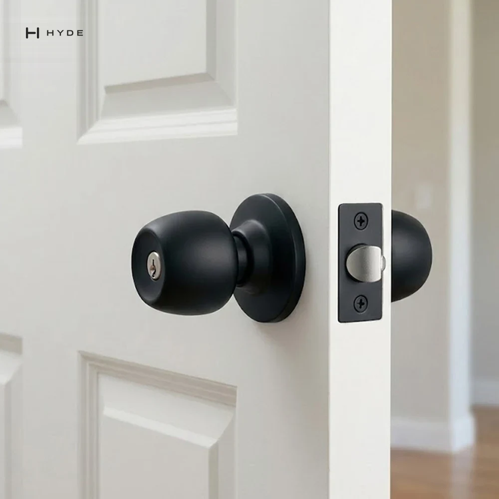 Hyland 5831-90mm black Tubular Lock, view 6