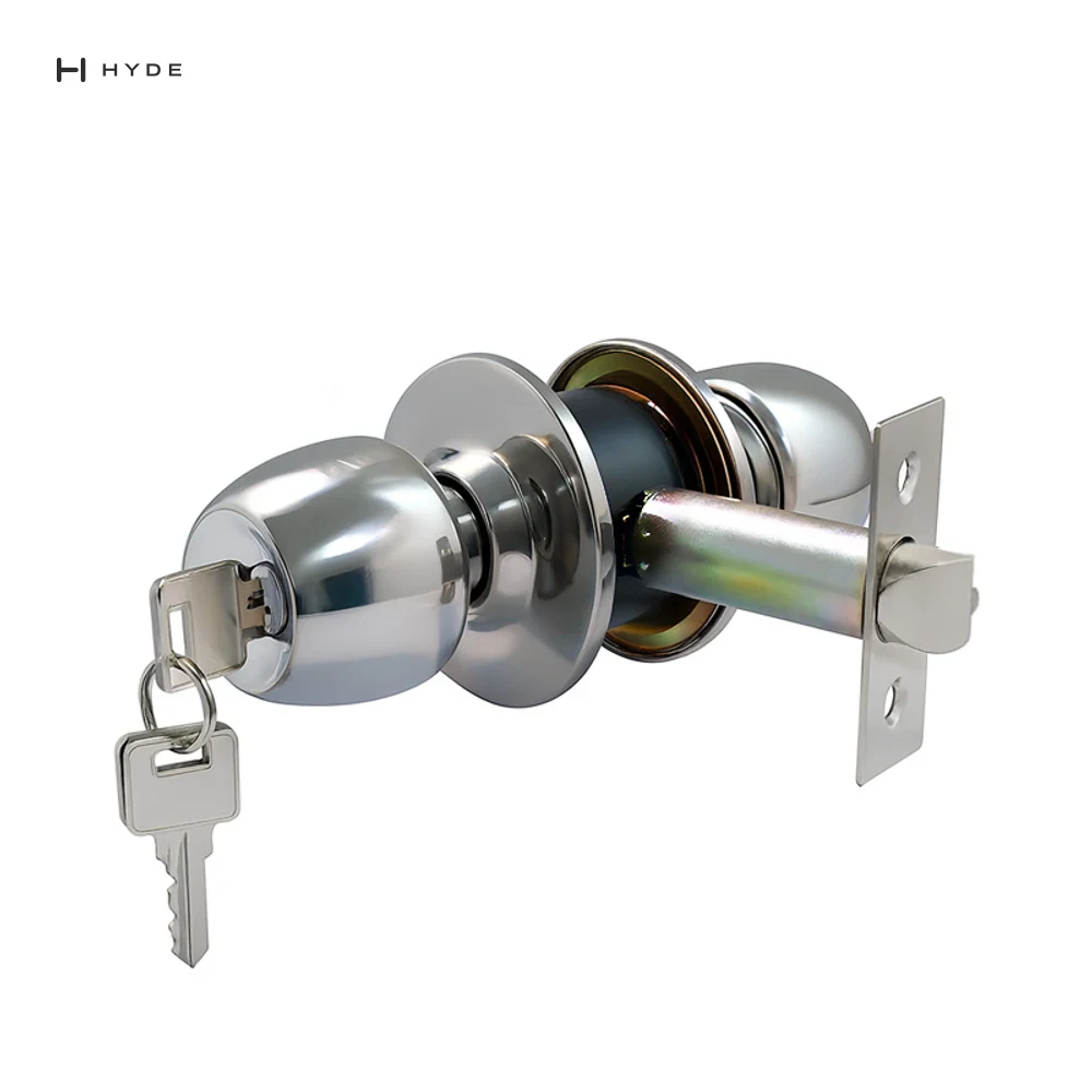 Hyland 5831-90mm chrome Tubular Lock, view 3