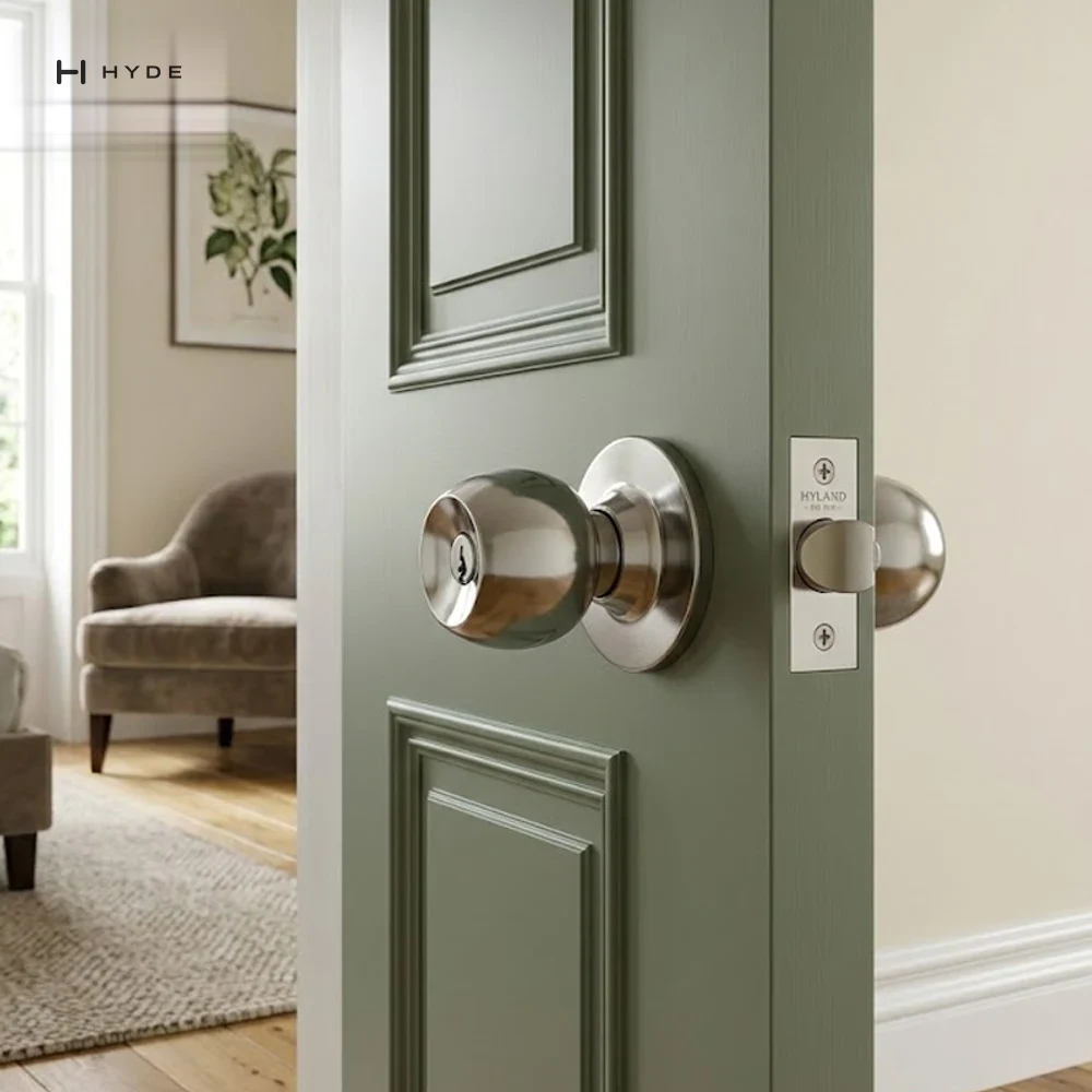 Hyland 5831-90mm chrome Tubular Lock, view 6