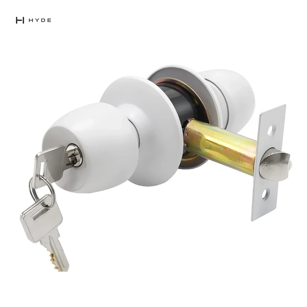 Hyland 5831-90mm white Tubular Lock, view 3