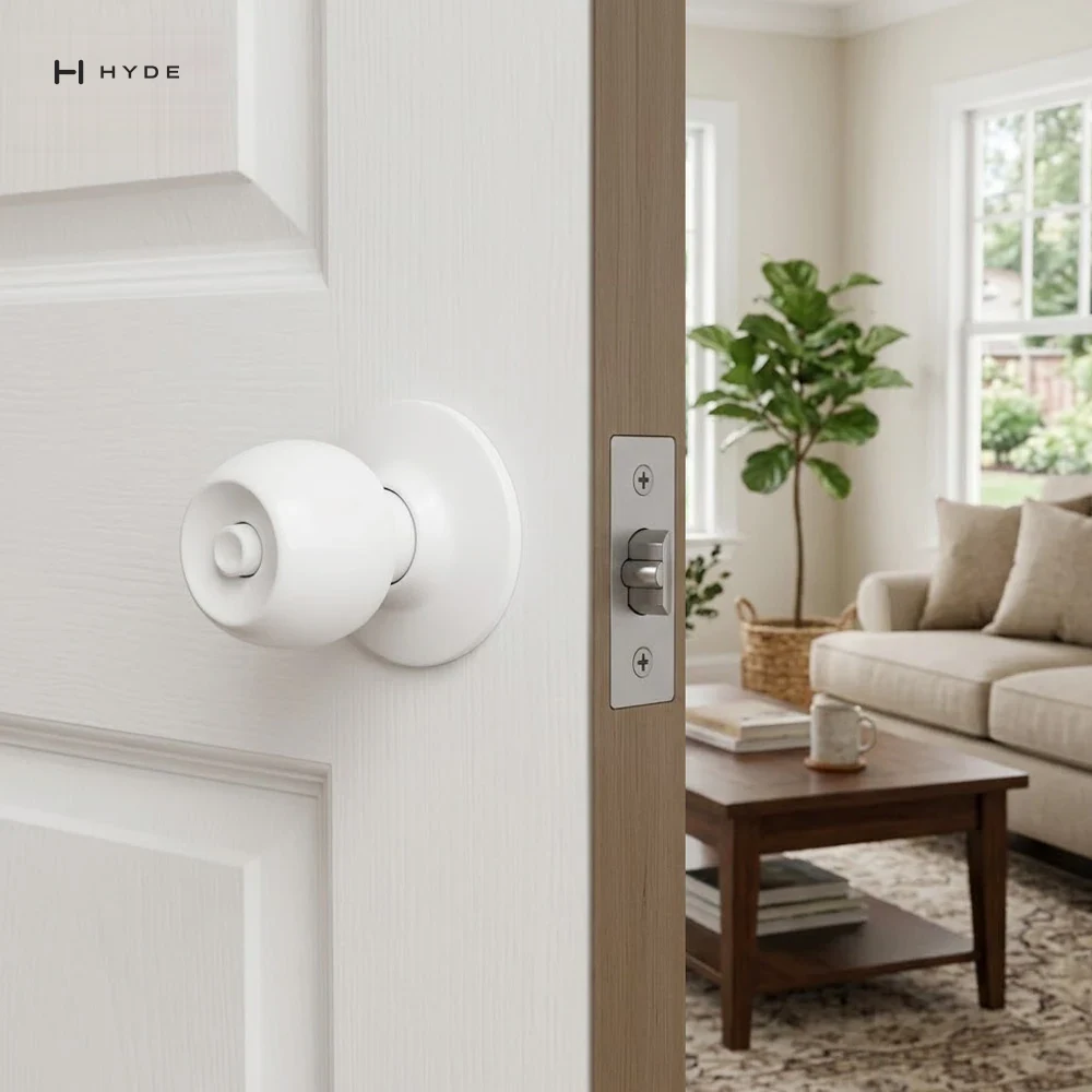 Hyland 5831-90mm white Tubular Lock, view 7