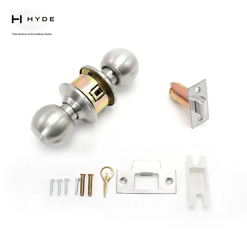Hyland 587 SSBK light duty cylindrical lock, view 4
