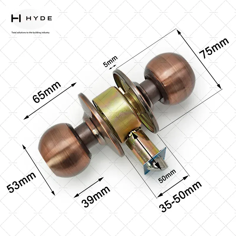 Hyland 5870 ACET heavy duty cylindrical lock, view 3