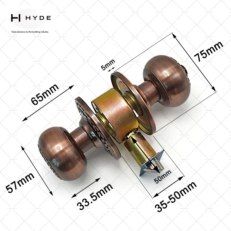 Hyland 5874 ACET heavy duty cylindrical lock, view 3