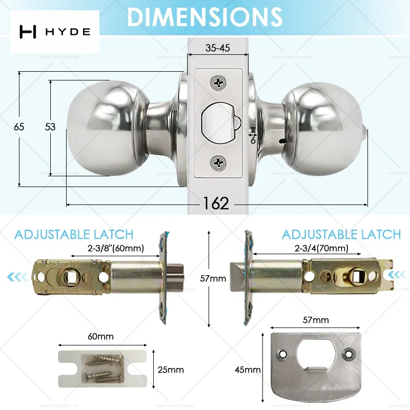 Hyland 607 SPET tubular lock, view 3
