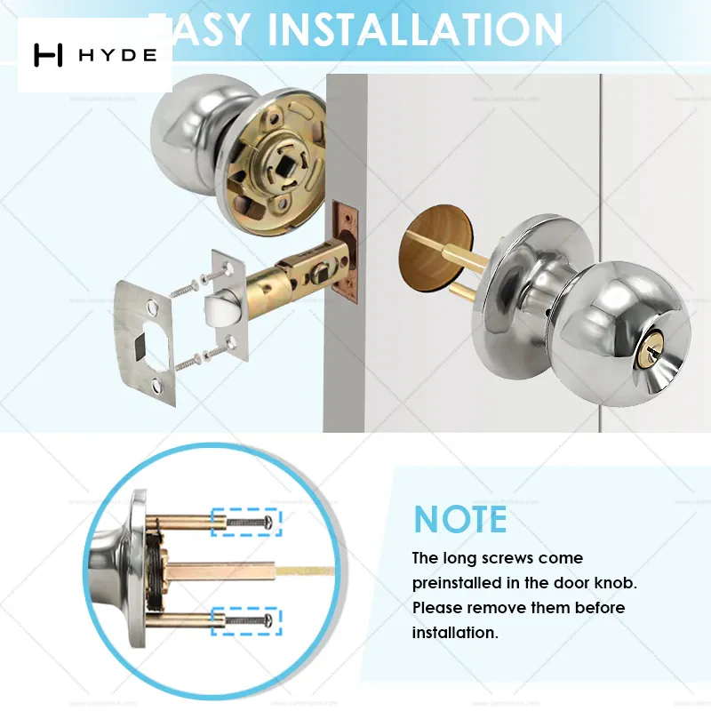 Hyland 607 SPET tubular lock, view 4