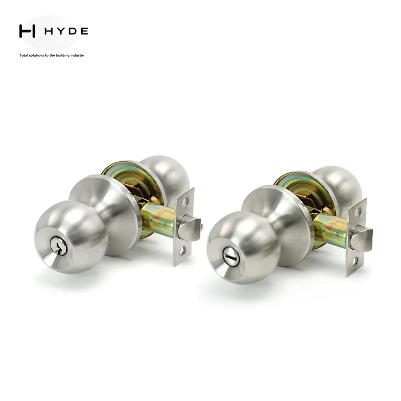 Hyland 607 SSBK tubular lock, view 5