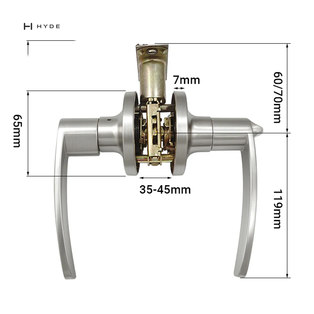 Hyland 6491 SNET Lever Handle, view 4