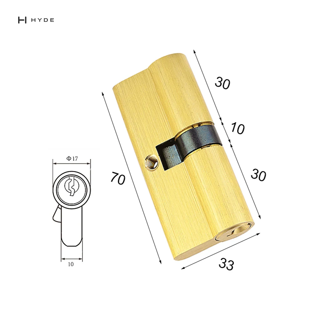 Hyland 70 BSDK Lock Cylinder, view 2