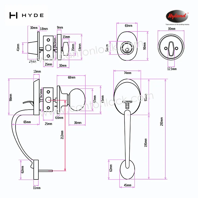 Hyland 70610 SC grip handle set, view 4