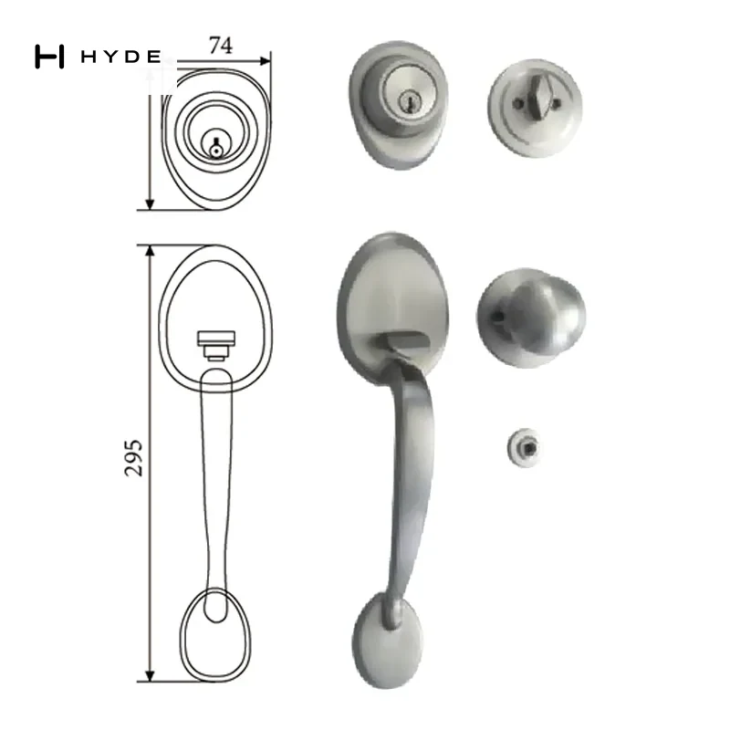 Hyland 70710 SN Grip Handle Set, view 2