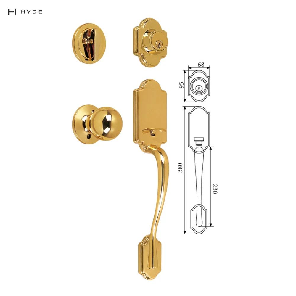 Hyland 70720 PB Grip Handle Set, view 2
