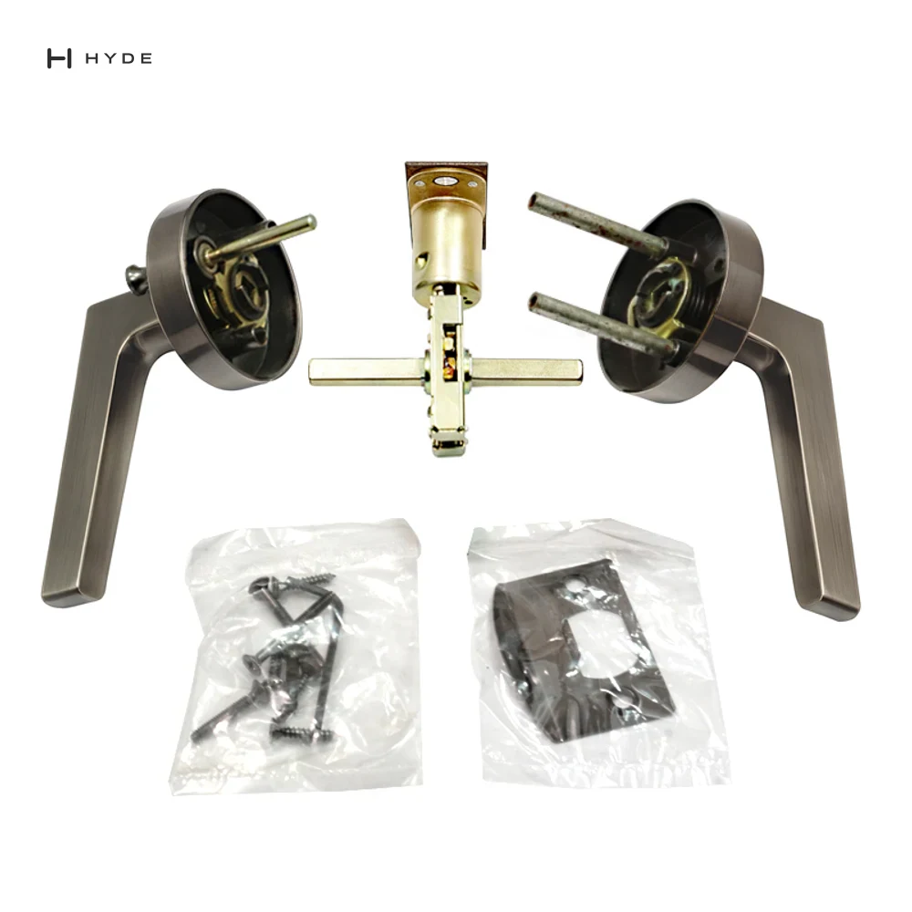 Hyland 807 ABBK Lever Handle, view 2