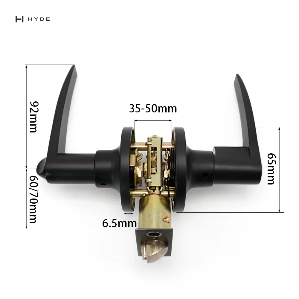 Hyland 808 MBET Lever Handle, view 3