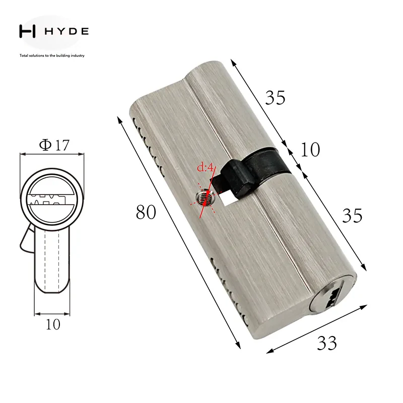 Hyland 80SN lock cylinder, view 2