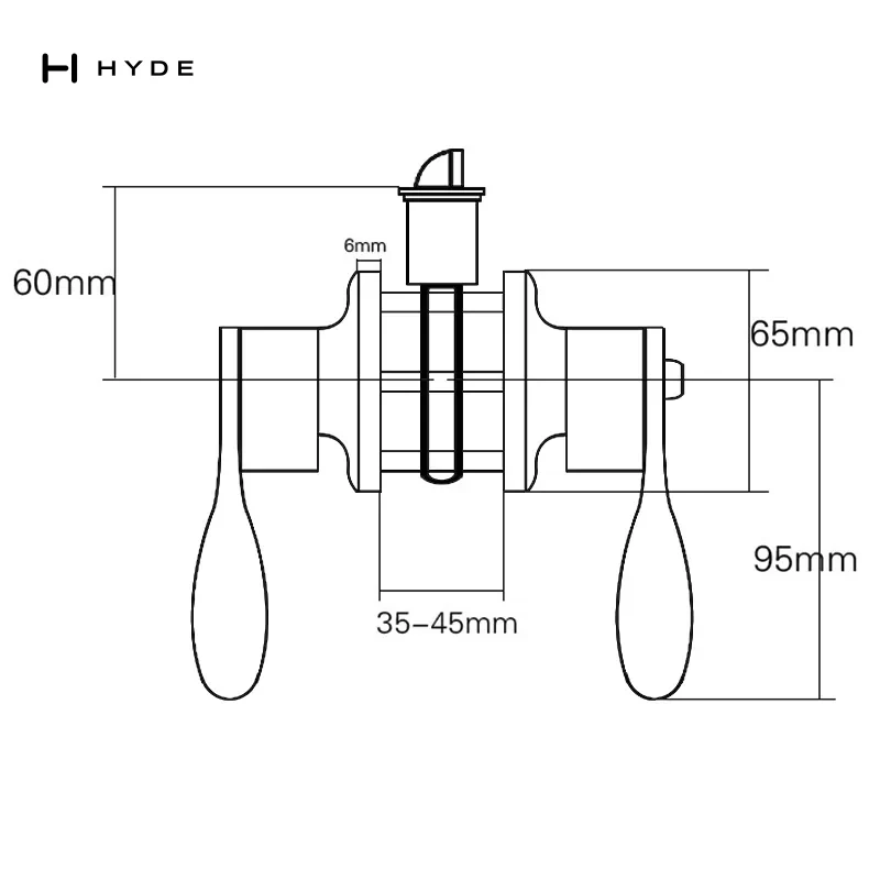 Hyland 816 SNET Lever Handle, view 8
