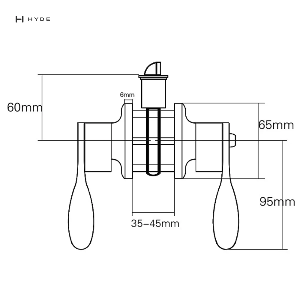 Hyland 816 SNET Lever Handle, view 6