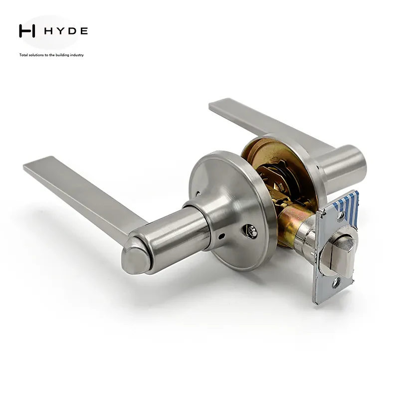 Hyland 853 SNBK lever handle, view 2