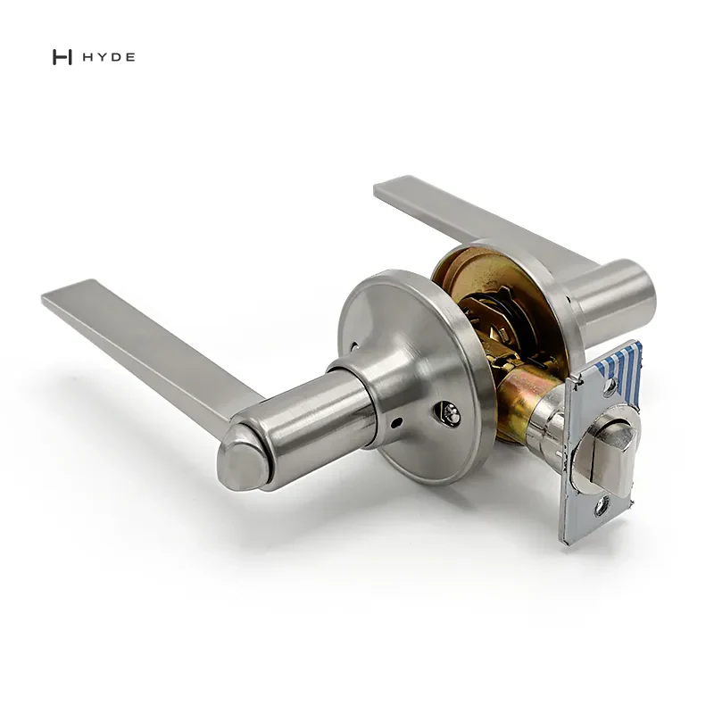 Hyland 853 SNBK lever handle, view 2