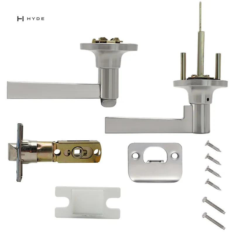 Hyland 853 SNBK lever handle, view 5