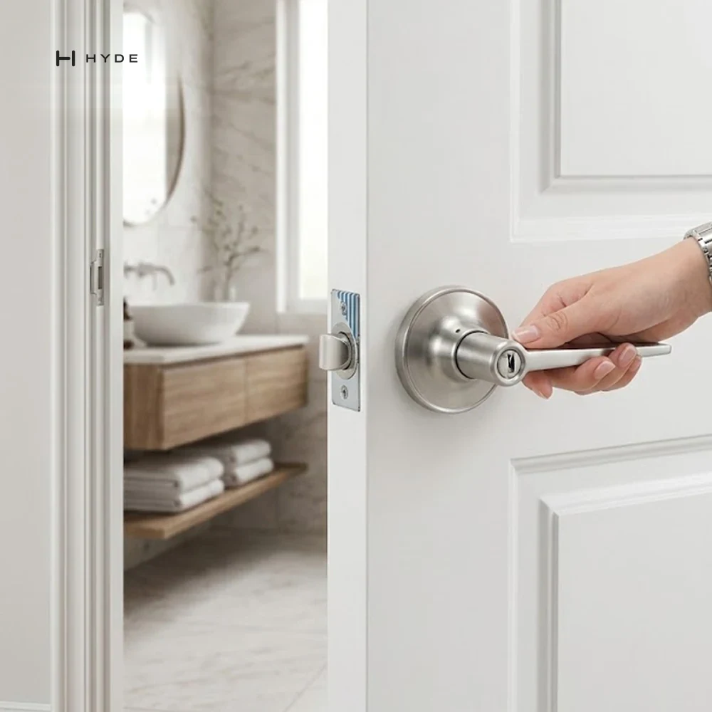 Hyland 853 SSBK Lever Handle, view 3