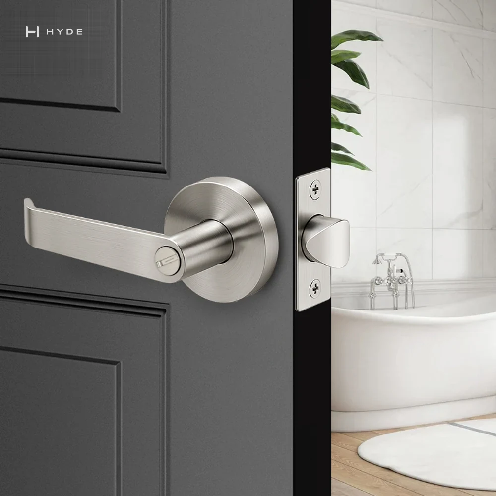 Hyland 8803 SNBK Lever Handle, view 5